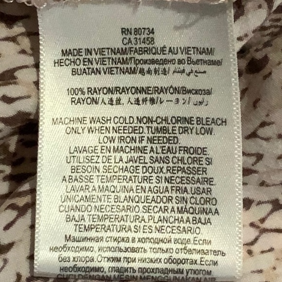 BCBGeneration Snakeskin Print Top - EUC - Picture 6 of 6